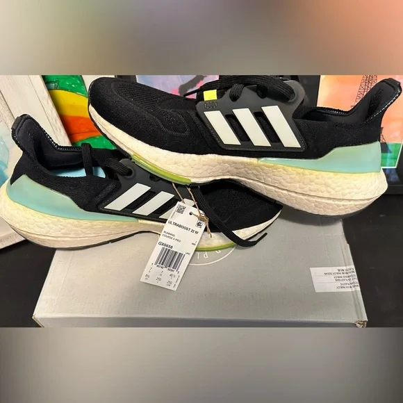 adidas gazelle silver green womens Women's Adidas Ultraboost Light, Blue Dawn/Coral Fusion/Blue Fusion, 8 main image 0